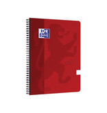 Oxford Oxford School Touch spiraalblok, ft A4, 140 bladzijden, gelijnd, rood