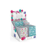Oxford Oxford Floral notitieblok en spiraalschrift, ft A5/A6/B5, gelijnd en geruit 5 mm, display met 60 stuks