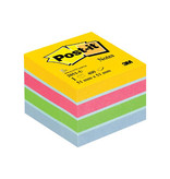 Post-It Notes Post-it Notes mini kubus, 400 vel, ft 51 x 51 mm, geassorteerde kleuren