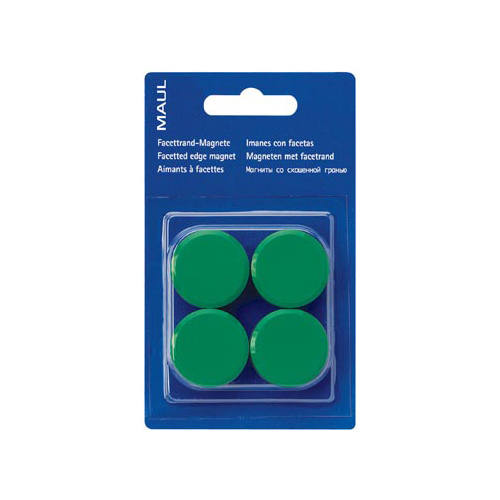 Maul Maul magneet MAULsolid, 32mm, groen, blister van 4st