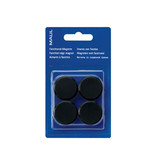 Maul MAUL magneet Solid, 20 mm, trekkracht 300 gr, blister van 8 stuks, zwart