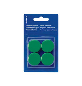 Maul MAUL magneet Solid, 20 mm, trekkracht 300 gr, blister van 8 stuks, groen