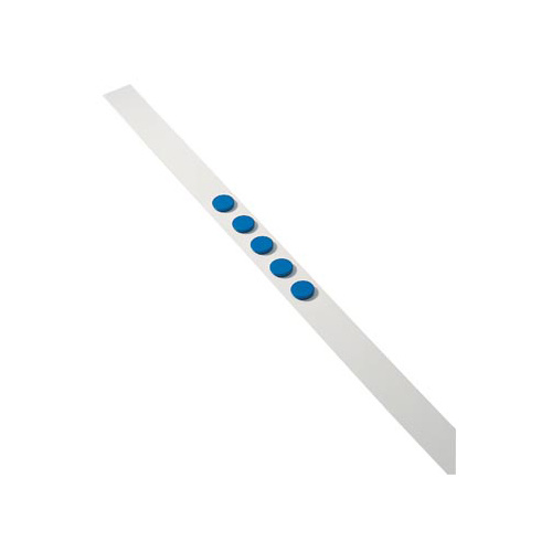 Dahle wandlijst lengte 1 m, met 5 blauwe magneten diameter 32 mm