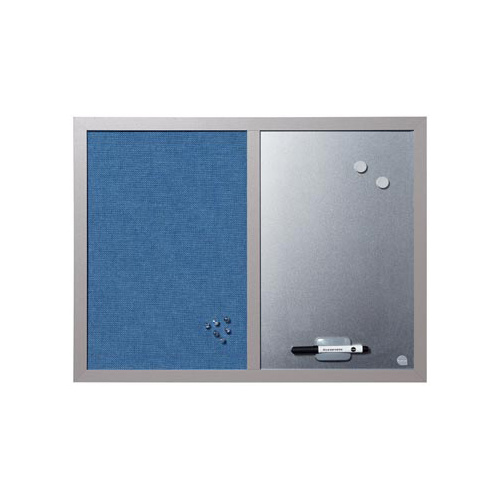 Bi-Office Bisilque Combinatiebord blauw