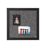 Bi-Office Bisilque Notitiebord Black Shadow lichtgrijs