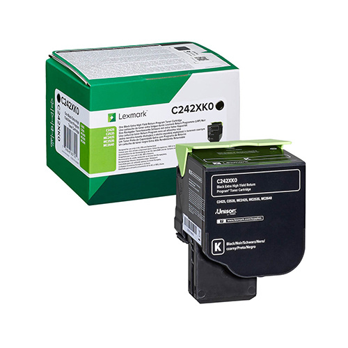 Lexmark Lexmark C242XK0 toner black 6000 pages return (original)