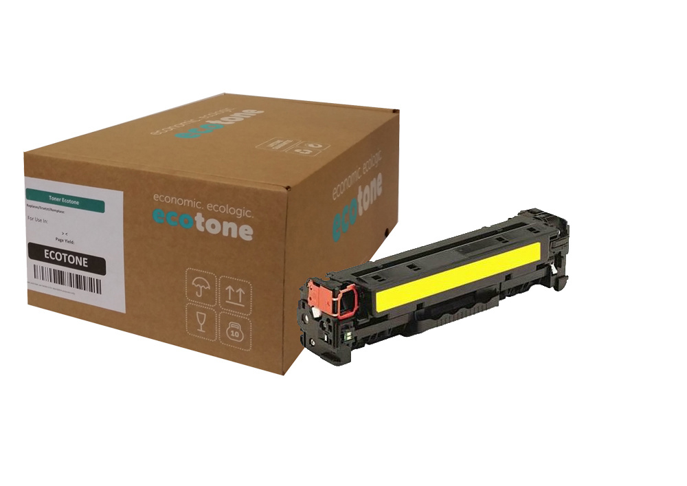 Ecotone Ecotone toner (replaces HP 410X CF412X) yellow 5000p CC