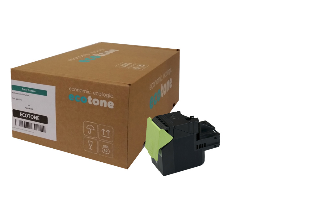 Ecotone Lexmark 802HC (80C2HC0) toner cyan 3000p (Ecotone) CC