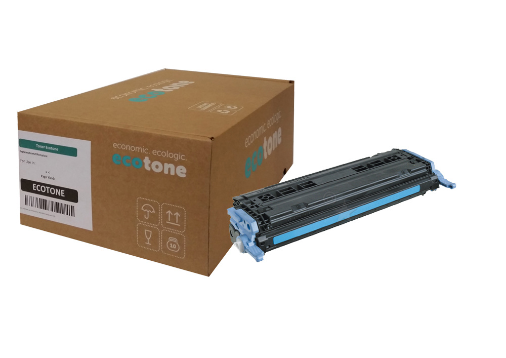 Ecotone Ecotone toner (replaces HP 124A Q6001A) cyan 2000 pages CC