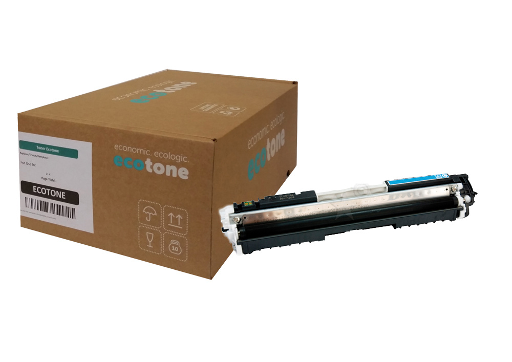 Ecotone Ecotone toner (replaces HP 126A CE311A) cyan 1000p CC