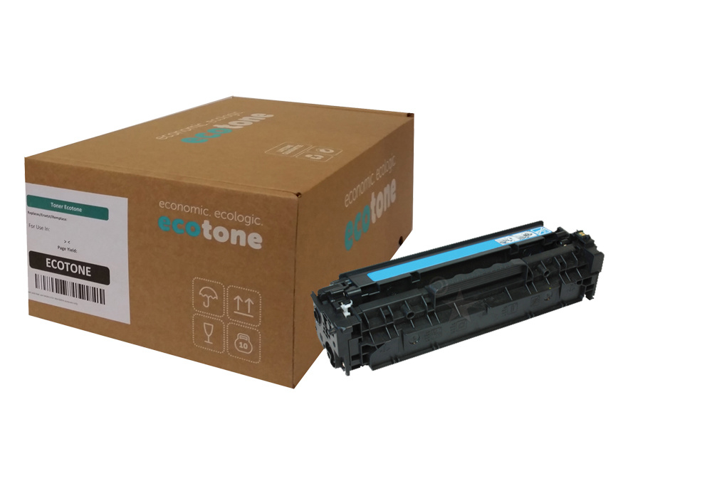 Ecotone Ecotone toner (replaces HP 304A CC531A) cyan 2800p CC