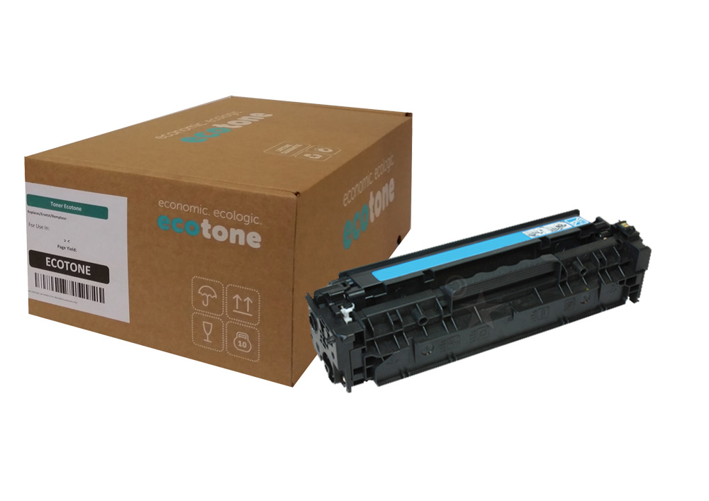 Ecotone Ecotone toner (replaces HP 305A CE411A) cyan 2600p CC