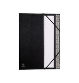 Exacompta Exacompta sorteermap Ordonator met harde kaft, uitrekbare rug, 24 vakken A tot Z, zwart