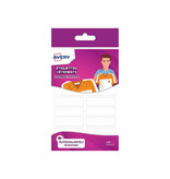 Avery Avery Family kledingetiketten, ft 4,5 x 1,3 cm, wit, ophangbare etui met 36 etiketten