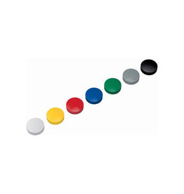 Maul MAUL magneet Solid, 38 mm, trekkracht 2,5kg, doos van 10 stuks, assorti