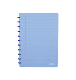 Atoma Atoma schrift Trendy ft A4, gelijnd, transparant blauw