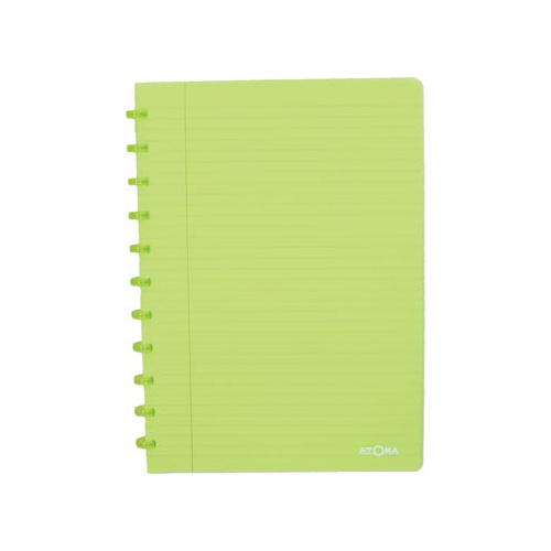 Atoma Atoma schrift Trendy ft A4, gelijnd, transparant groen