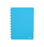 Atoma Atoma Trendy schrift, ft A4, 144 bladzijden, gelijnd, transparant turkoois