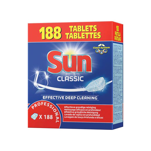 Sun Sun vaatwastabletten All in One pak van 188 tabletten