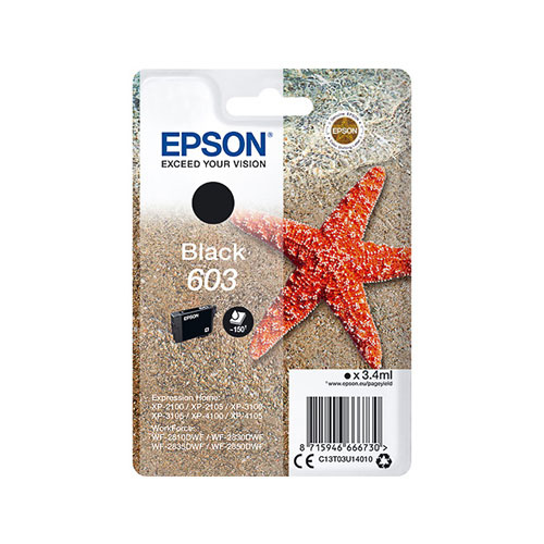 Epson Epson 603 (C13T03U14010) ink black 3,4ml (original)