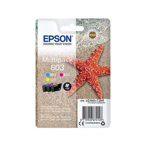 Epson Epson 603 (C13T03U54010) ink c/m/y 72m (original)