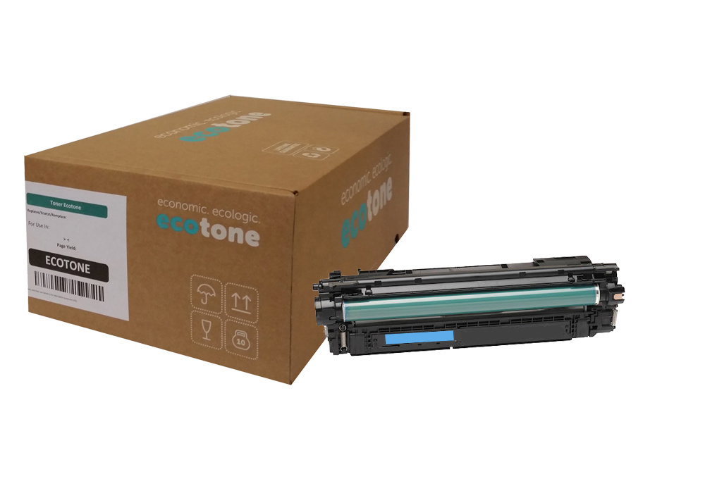 Ecotone Ecotone toner (replaces HP 655A CF451A) cyan 10500p CC