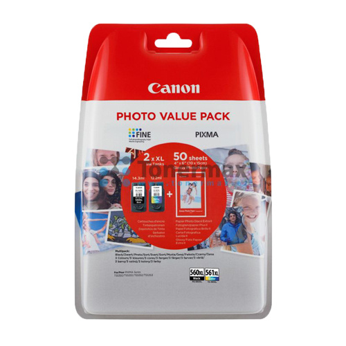 Canon Canon PG-560XL/CL-561XL (3712C004) ink bk+clr (original)