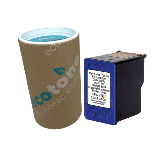Ecotone Ecotone ink (replaces HP 22XL C9352CE) color 415 pages OC