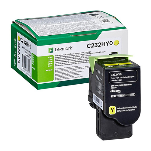 Lexmark Lexmark C232HY0 toner yellow 2300 pages (original)