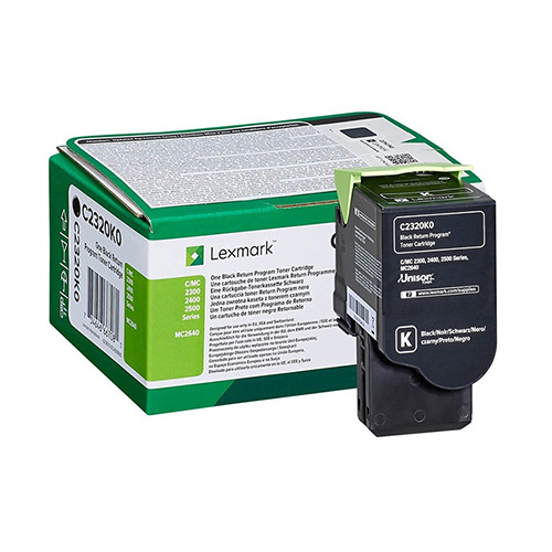 Lexmark Lexmark C2320K0 toner black 1000 pages (original)