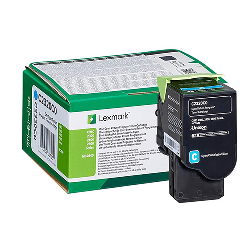 Lexmark Lexmark C2320C0 toner cyan 1000 pages (original)