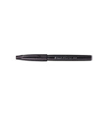 Pentel Pentel brushpen Sign Pen Brush Touch, zwart