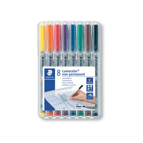 Staedtler Staedtler OHP-marker Lumocolor doos van 8 st.