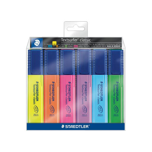 Staedtler Staedtler Markeerstift Textsurfer Classic etui van 6 st.