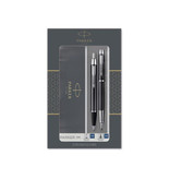 Parker Parker IM Black giftbox duoset, vulpen en balpen, zwart