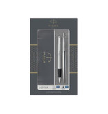 Parker Parker Jotter giftbox duoset, vulpen en balpen, zilver