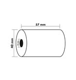 Exacompta Exacompta rolletjes bank en betaalkaartterminal 57x40x12x18, 1 thermische laag 55g zonder bpa