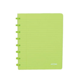 Atoma Atoma schrift Trendy A5 commercieel geruit transparant groen