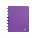Atoma Atoma Tutti Frutti schrift, ft A5, 144 bladzijden, gelijnd, transparant paars