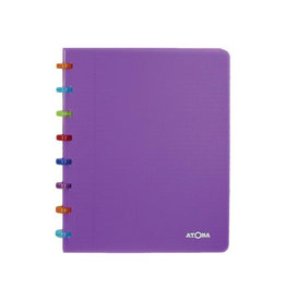 Atoma Atoma Tutti Frutti schrift, ft A5, 144 bladzijden, gelijnd, transparant paars