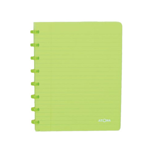 Atoma Atoma schrift Trendy ft A5, geruit 5 mm, transparant groen