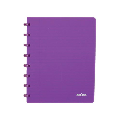 Atoma Atoma schrift Trendy ft A5, geruit 5 mm, transparant paars