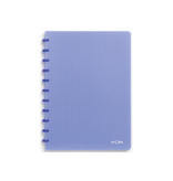 Atoma Atoma Trendy schrift, ft A4, 144 bladzijden, geruit 5 mm, transparant blauw