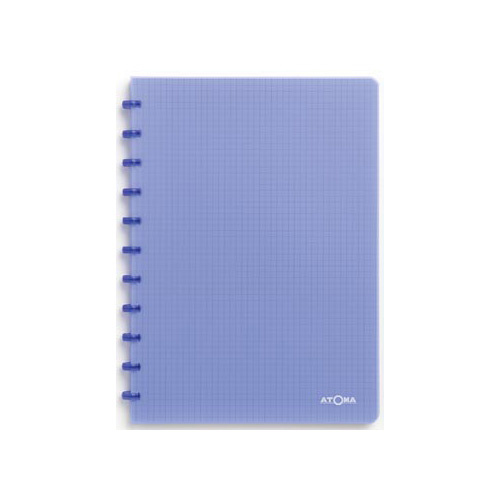 Atoma Atoma schrift Trendy ft A4, geruit 5 mm, transparant blauw