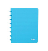 Atoma Atoma Trendy schrift, ft A5, 144 bladzijden, gelijnd, transparant turkoois