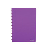 Atoma Atoma Trendy schrift, ft A4, 144 bladzijden, gelijnd, transparant paars