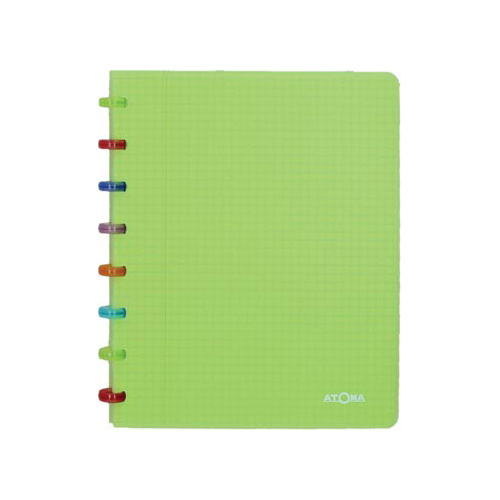 Atoma Atoma schrift Tutti Frutti ft A5 transparant groen