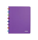 Atoma Atoma Tutti Frutti schrift, ft A5, 144 bladzijden, commercieel geruit, transparant paars