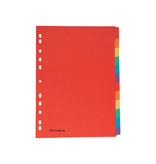 Pergamy Pergamy tabbladen, A4, karton 12 tabs, kleuren
