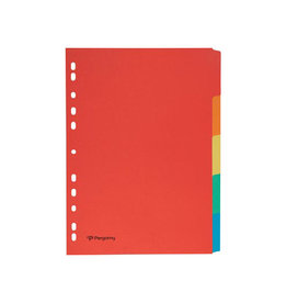 Pergamy Pergamy tabbladen A4, karton, geassorteerde kl.